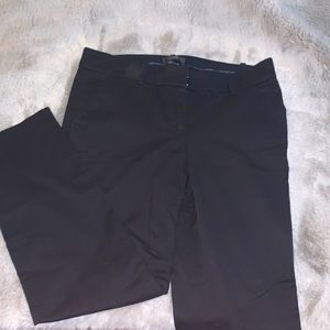 Jcrew cafe capri black dress pants